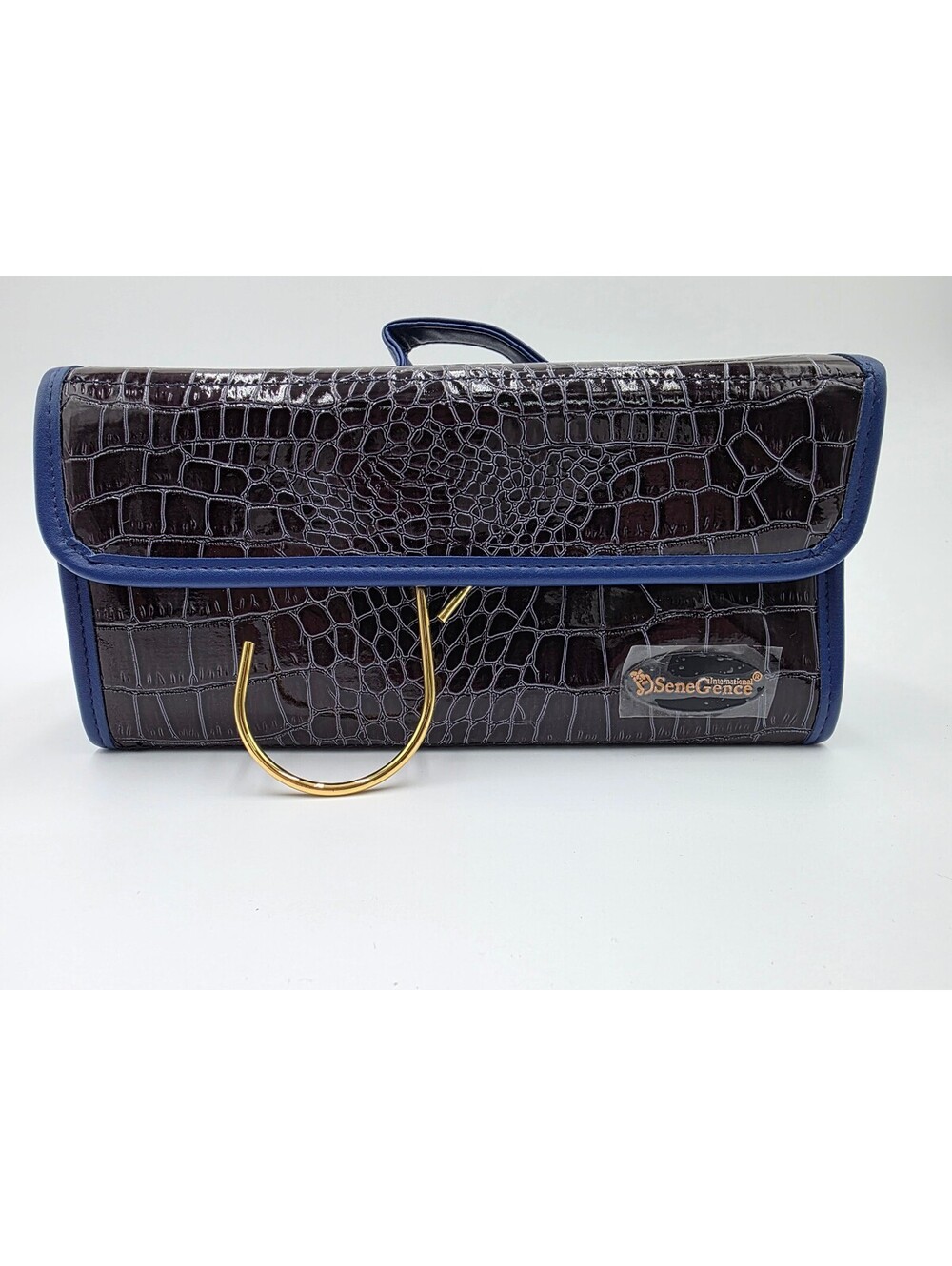 SeneGence Foldable Makeup Organizer with Multiple Clear Zippered Compartments